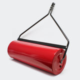 Lawn roller 35x100cm for lawn tractor fillable with dirt wiper