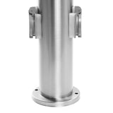 Outdoor Bollard Light 110cm Stainless Steel 2 Outlets Garden Post Lamp