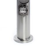 Outdoor Bollard Light 110cm Stainless Steel 2 Outlets Garden Post Lamp