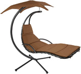 Floating Lounger with Parasol, Indoor & Outdoor, Includes Cushion with Pillow