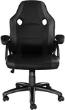 Racing office chair, executive chair with rocker mechanism BLACK