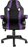 Racing office chair, executive chair with rocker mechanism PURPLE