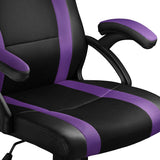 Racing office chair, executive chair with rocker mechanism PURPLE