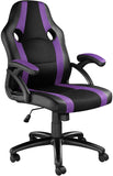 Racing office chair, executive chair with rocker mechanism PURPLE