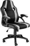 Racing office chair, executive chair with rocker mechanism GREY