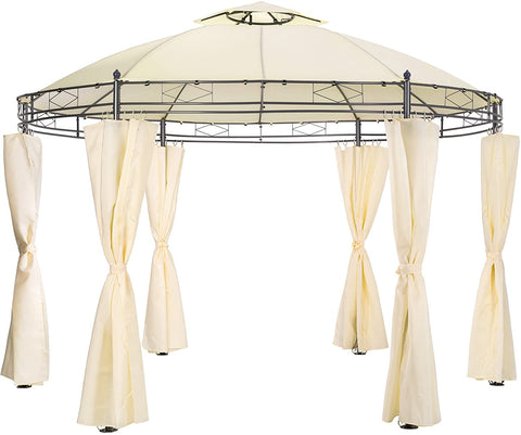 Round Diameter 3.5 m Water-Repellent Gazebo