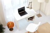 Office Computer Desk with 1 Drawer and 1 Open Shelf Oak