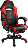 Computer Chair, Gaming Executive With Footrest Red