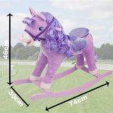 Rocking Horse Kids Toy Play Moving Mouth Sounds