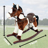 Rocking Horse Kids Toy Play Moving Mouth Sounds