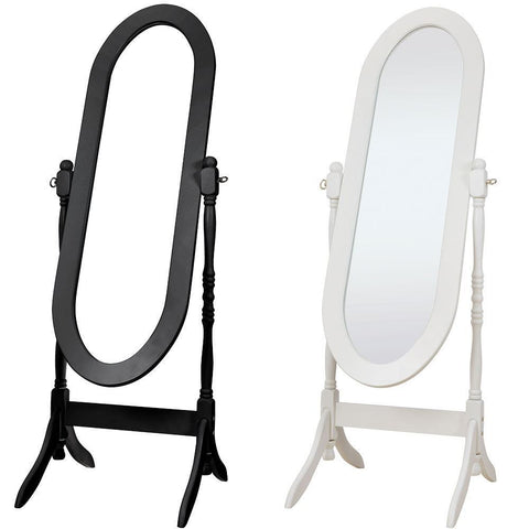 Cheval Mirror Floor Free Standing Full Length Bedroom Wooden
