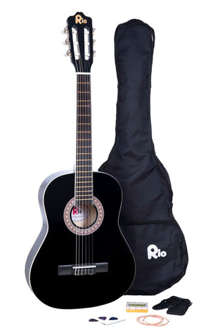 Acoustic Classical Nylon String Junior Guitar Pack Package Outfit Pack Kids 3/4 size