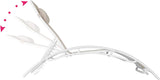 Set of 2 x Aluminum Sun Loungers, Weather-Resistant, Including Head Pad 6 COLOURS