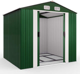 Tool Shed, Galvanised Metal, 8.38m³ - 14.65m³, incl. sliding doors