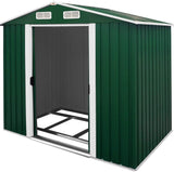 Tool Shed, Galvanised Metal, 8.38m³ - 14.65m³, incl. sliding doors