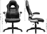 RACING GAMING CHAIR SWIVEL COMPUTER DESK OFFICE CHAIR..RED