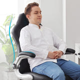 RACING GAMING CHAIR SWIVEL COMPUTER DESK OFFICE CHAIR  BLUE