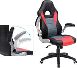 RACING GAMING CHAIR SWIVEL COMPUTER DESK OFFICE CHAIR..BLACK