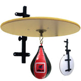 Adjustable Red Real Leather Speed Ball Folding Platform Set