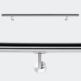 Handrail Set Wall Holder 200cm Banister Handhold Stainless Steel