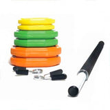 20kg Studio Pump Weights & Barbell Rep Set Aerobic Body Strength Workout