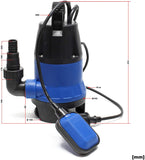 Water Submersible Water Pump 750 W 12500 L/H Garden Pump Drainage Pump Submersible Pressure Pump