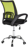 Office computer chair with lumbar support Green