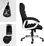 Executive Office Chair Swivel Chair with Padded armrests Black