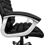 Executive Office Chair Swivel Chair with Padded armrests Black