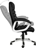 Executive Office Chair Swivel Chair with Padded armrests Black