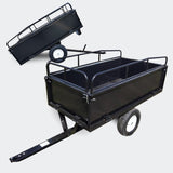 Dump cart 200x78x94.5cm mesh and removable side boards