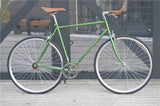 VINTAGE SINGLE SPEED FREEWHEELS BIKE FIXED GEAR / FIXIE ROAD BIKE GREEN 161