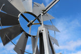 Decoration ..Windmill 245cm Silver-coloured Windmill Wind Game Ball Bearing Mill